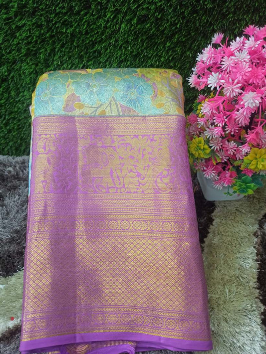 Pure Kanchipuram Silk Saree.