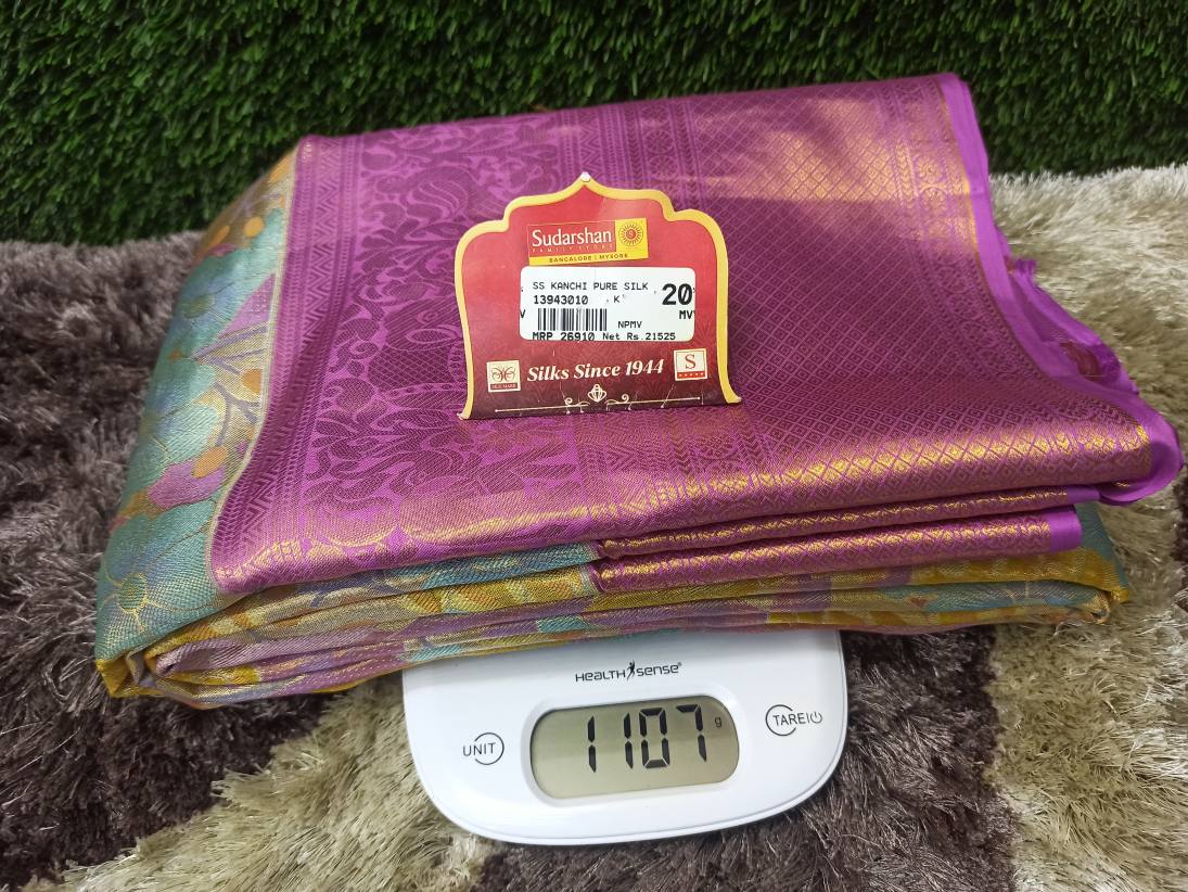 Pure Kanchipuram Silk Saree.