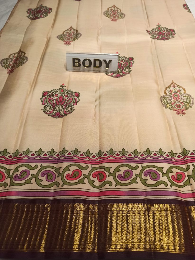 Pure Kanchipuram Silk Saree.