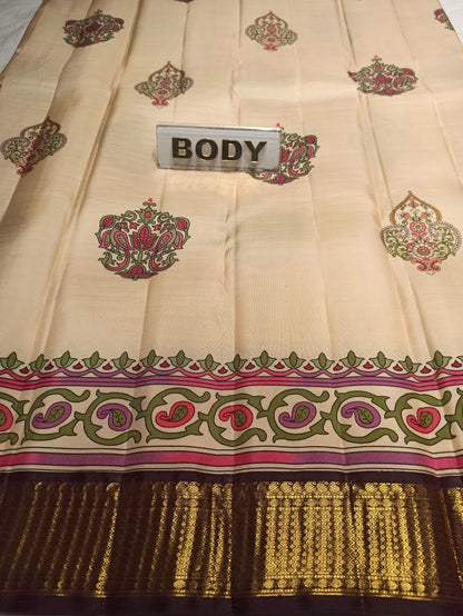 Pure Kanchipuram Silk Saree.