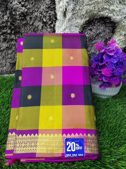 Pure Kanchipuram Silk Saree.