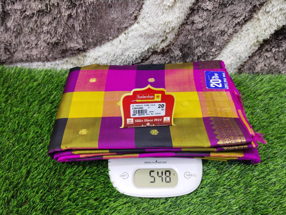 Pure Kanchipuram Silk Saree.