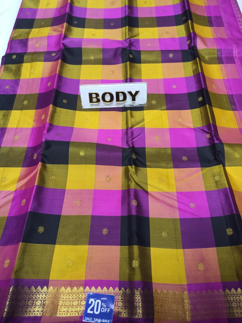 Pure Kanchipuram Silk Saree.