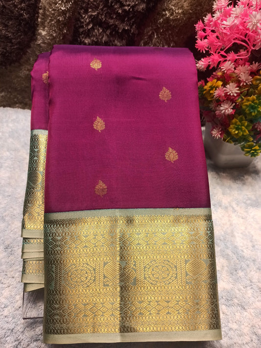 Pure Kanchipuram Silk Saree.