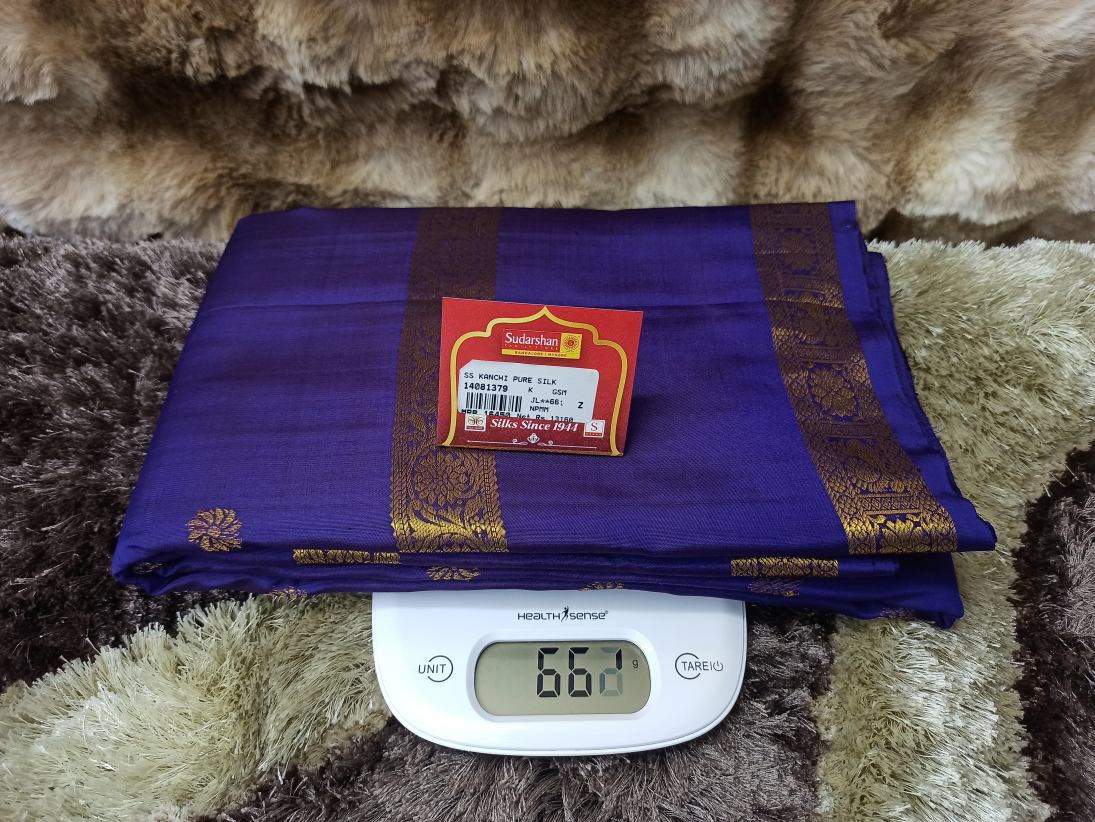 Pure Kanchipuram Silk Saree.