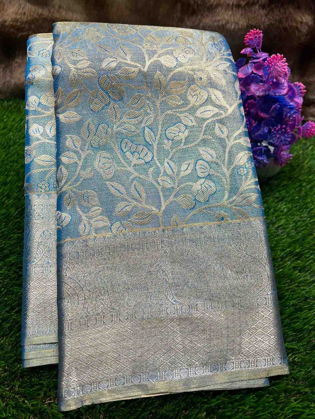 Pure Kanchipuram Silk Saree.
