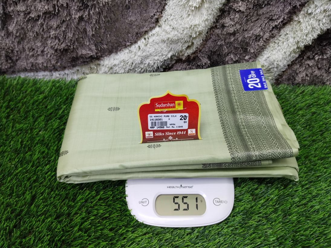 Pure Kanchipuram Silk Saree.