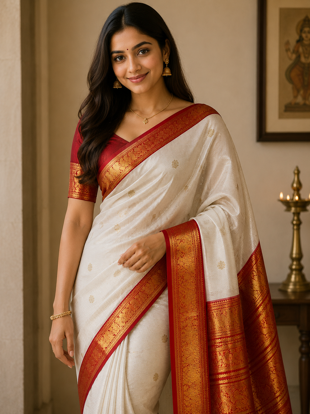 Pure Kanchipuram Silk Saree