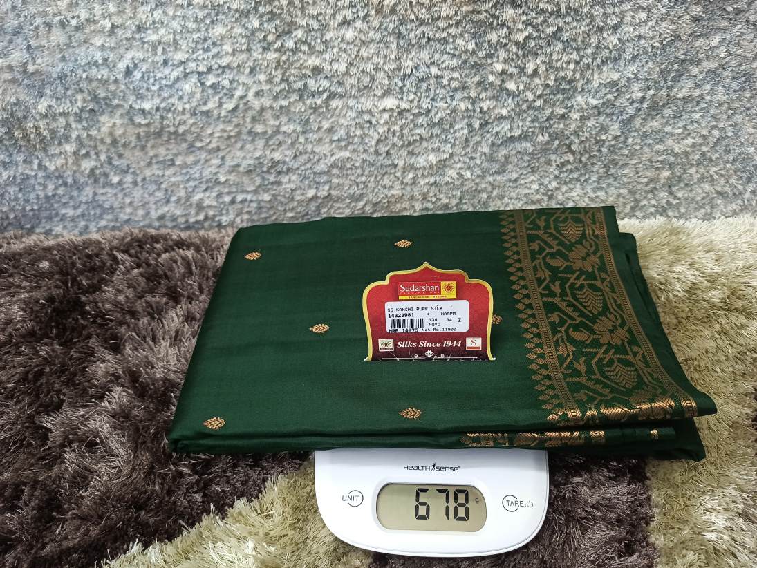 Pure Kanchipuram Silk Saree.