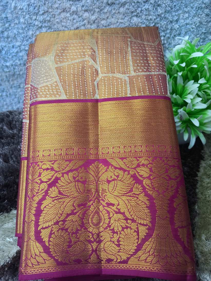 Pure Kanchipuram Silk Saree.