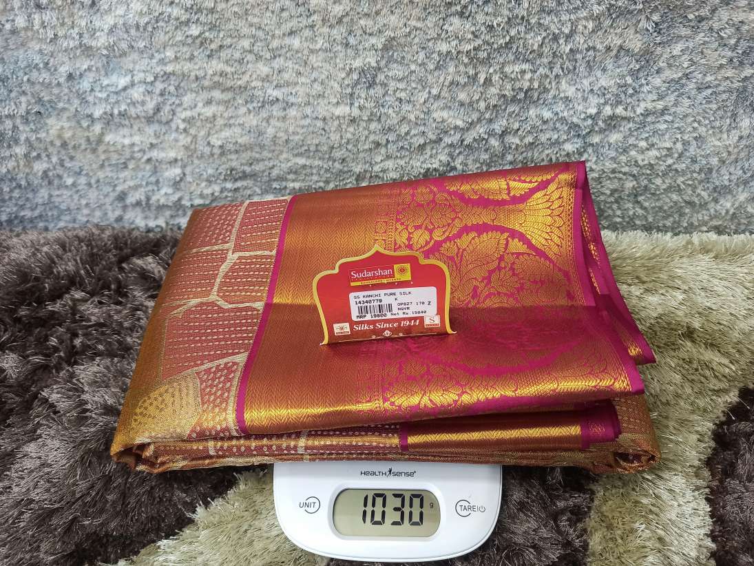 Pure Kanchipuram Silk Saree.