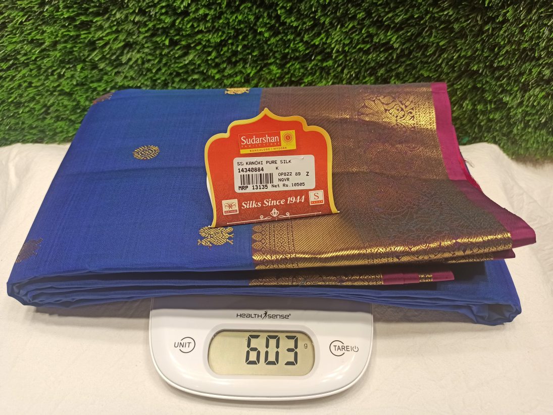 Pure Kanchipuram Silk Saree.