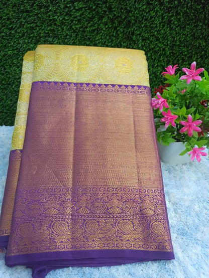 Pure Kanchipuram Silk Saree.