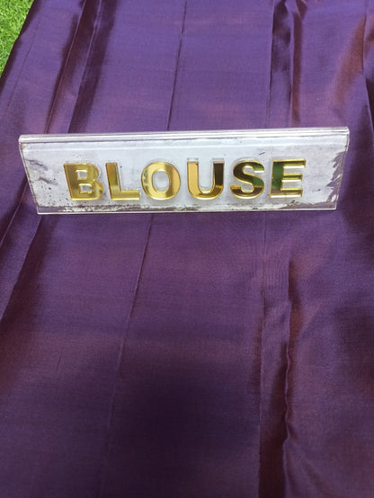 Pure Kanchipuram Silk Saree.