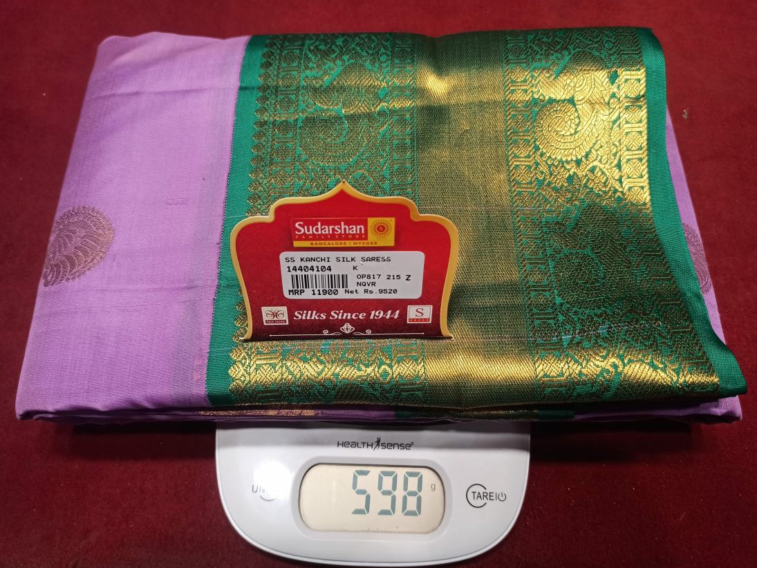 Pure Kanchipuram Silk Saree.