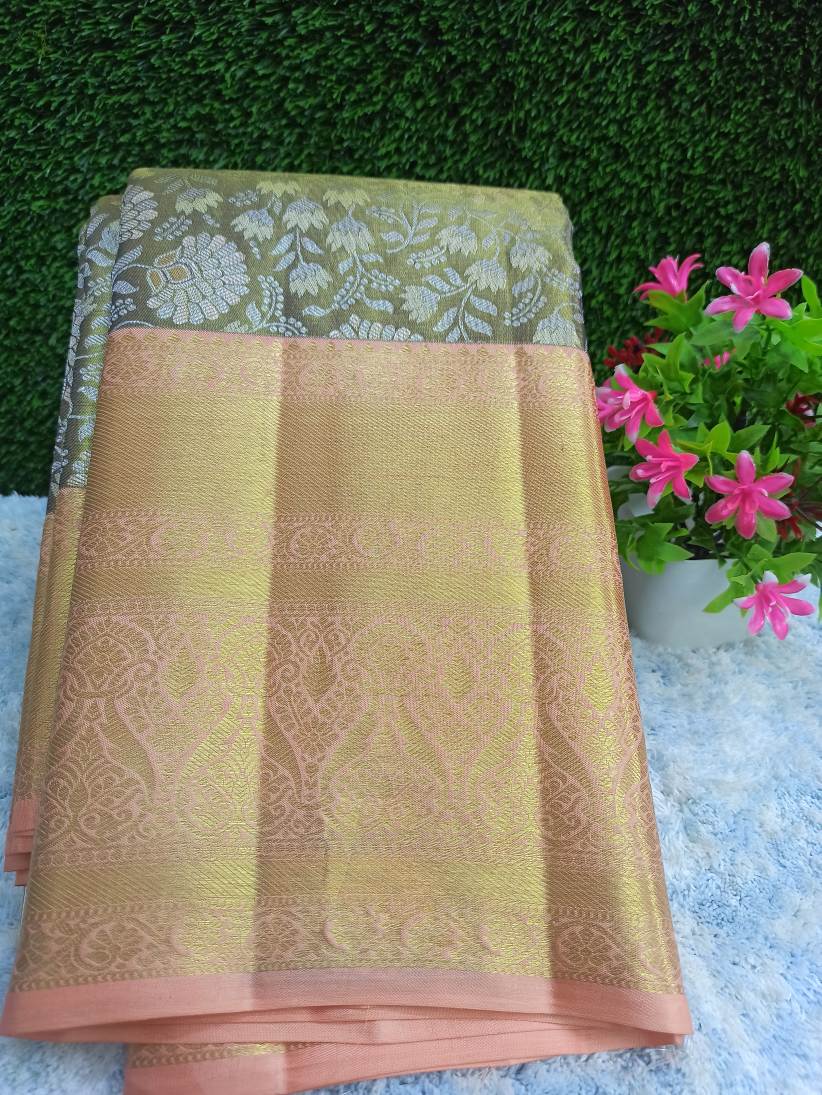 Pure Kanchipuram Silk Saree.