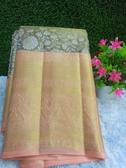 Pure Kanchipuram Silk Saree.