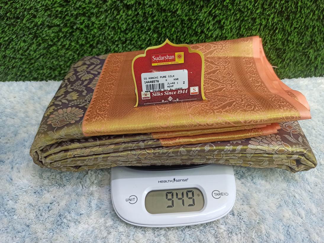 Pure Kanchipuram Silk Saree.