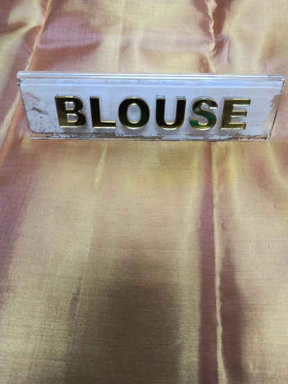 Pure Kanchipuram Silk Saree.