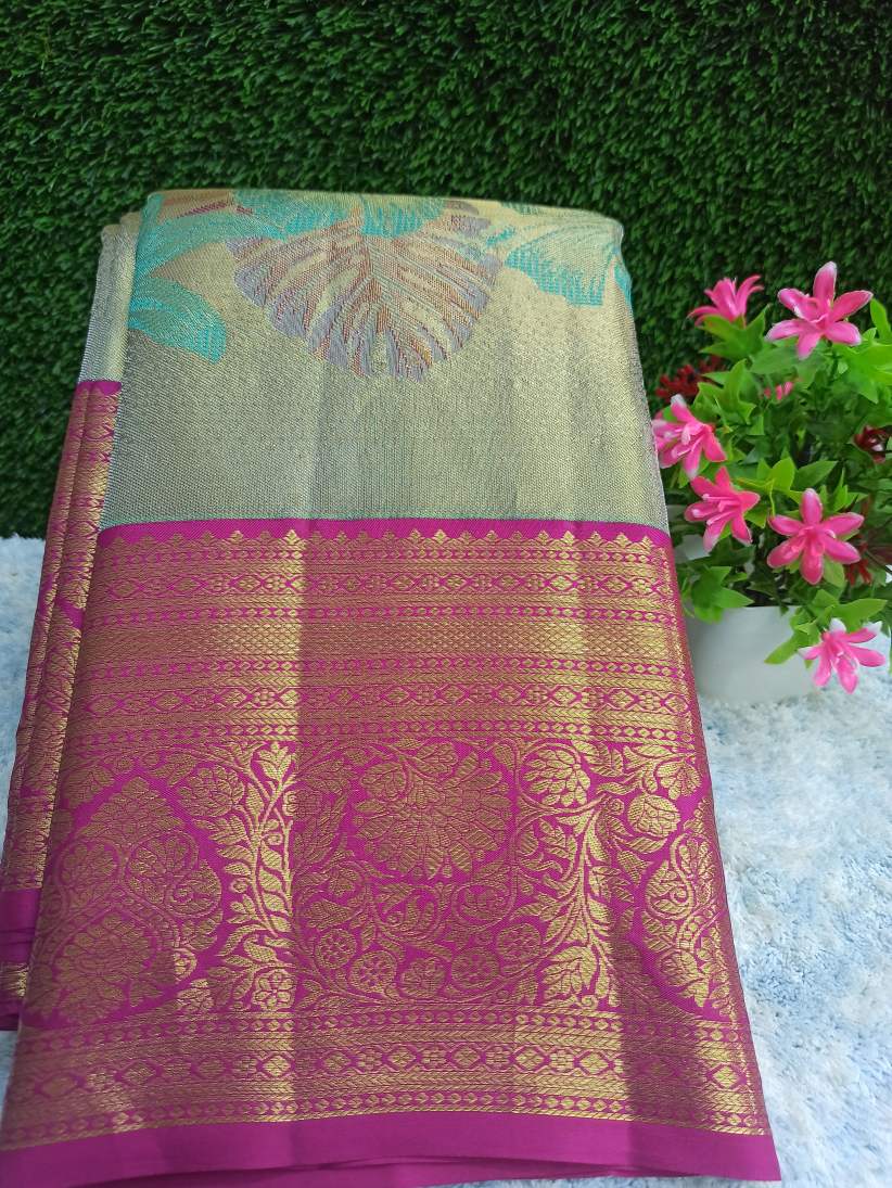 Pure Kanchipuram Silk Saree.