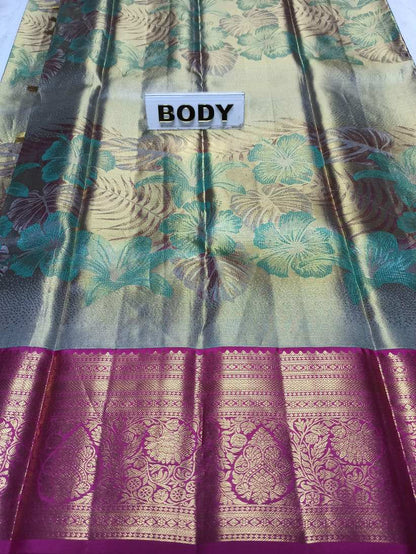 Pure Kanchipuram Silk Saree.