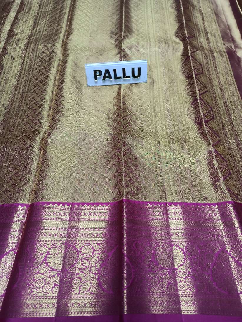 Pure Kanchipuram Silk Saree.