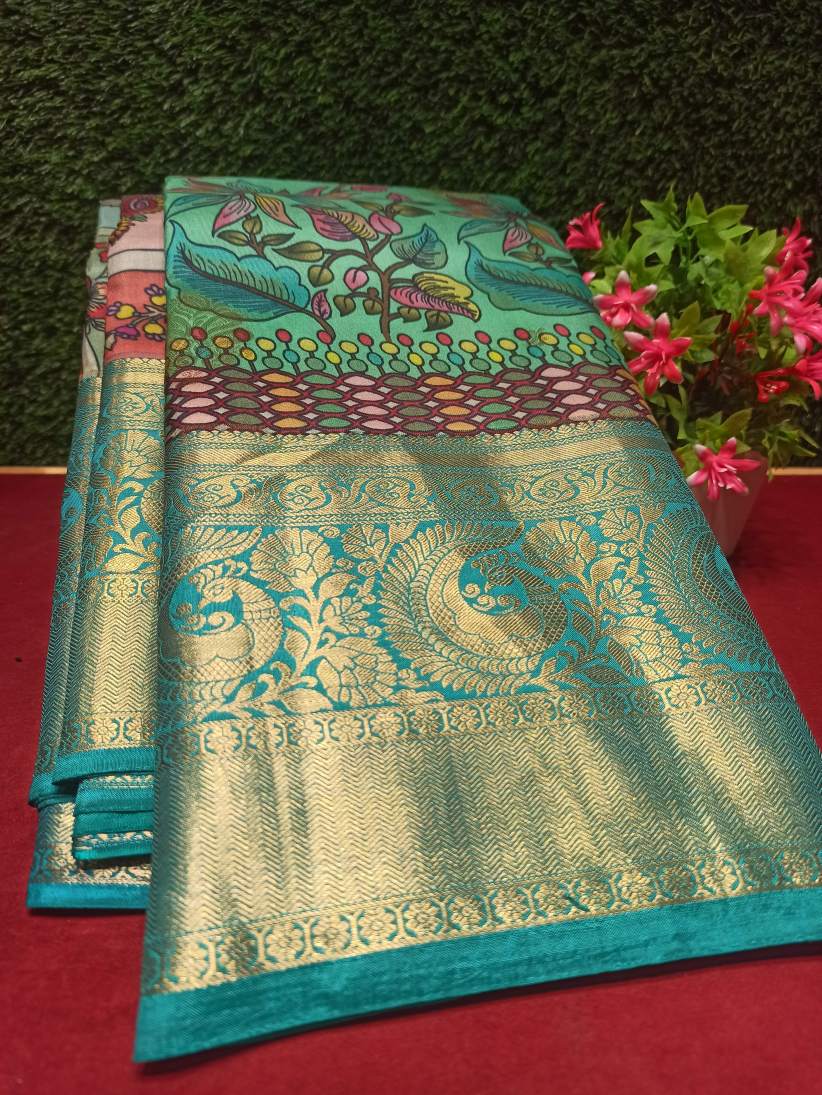 Pure Kanchipuram Silk Saree.
