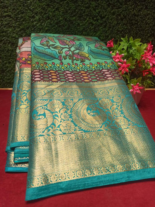 Pure Kanchipuram Silk Saree.