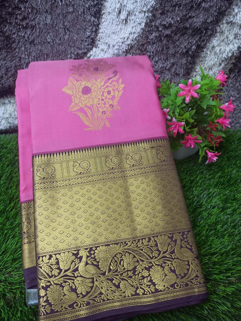 Pure Kanchipuram Silk Saree.