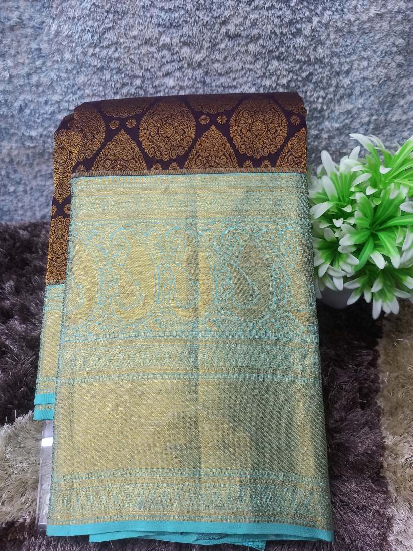 Pure Kanchipuram Silk Saree.