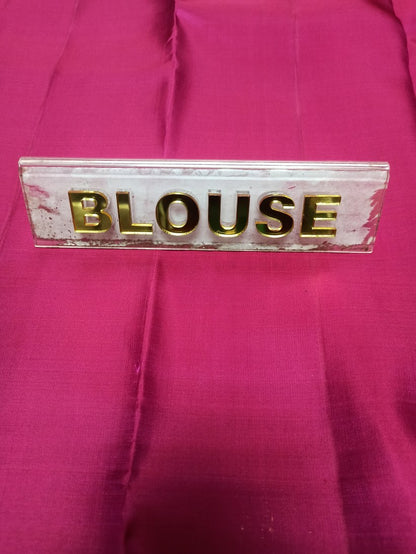 Pure Kanchipuram Silk Saree.