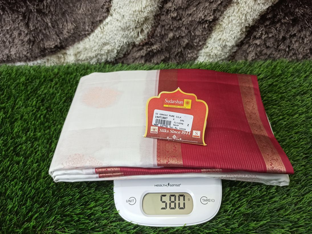 Pure Kanchipuram Silk Saree.