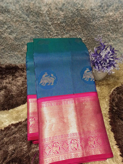 Pure Kanchipuram Silk Saree.