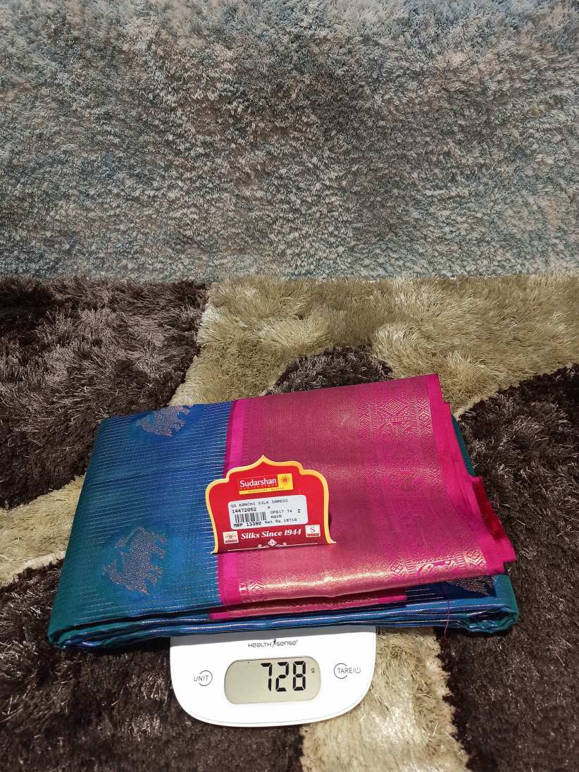 Pure Kanchipuram Silk Saree.