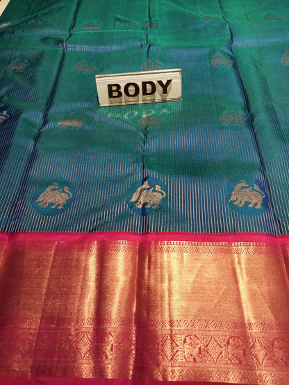 Pure Kanchipuram Silk Saree.