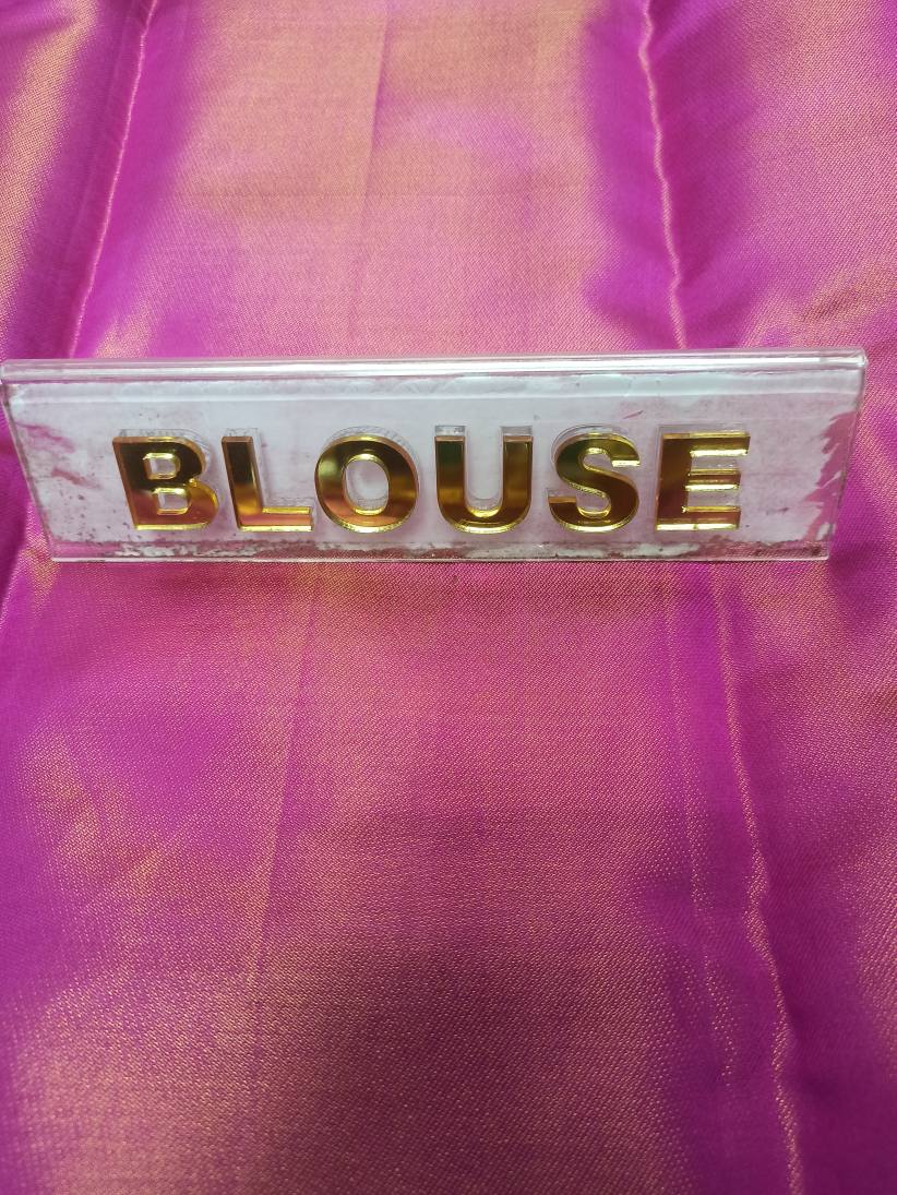 Pure Kanchipuram Silk Saree.