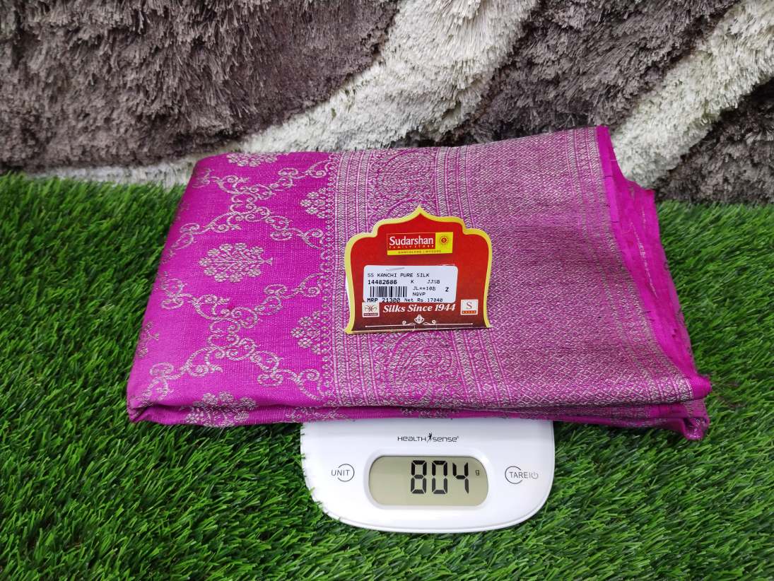 Pure Kanchipuram Silk Saree.