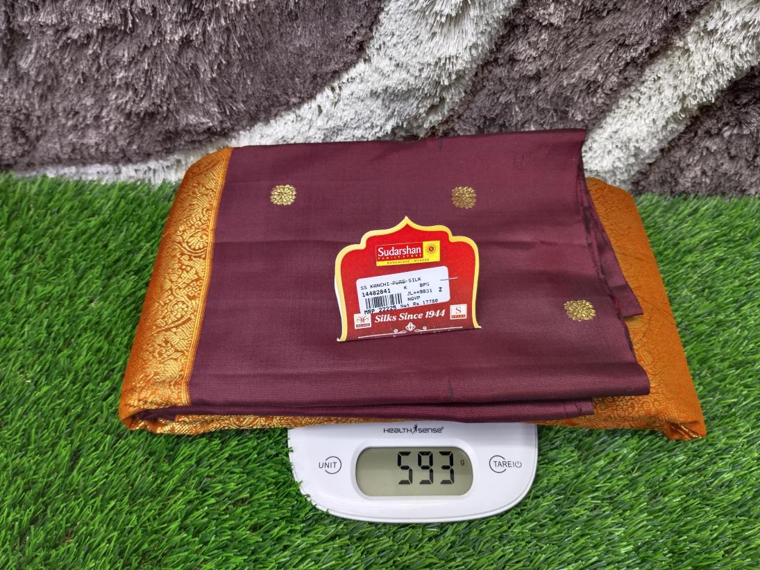 Pure Kanchipuram Silk Saree.