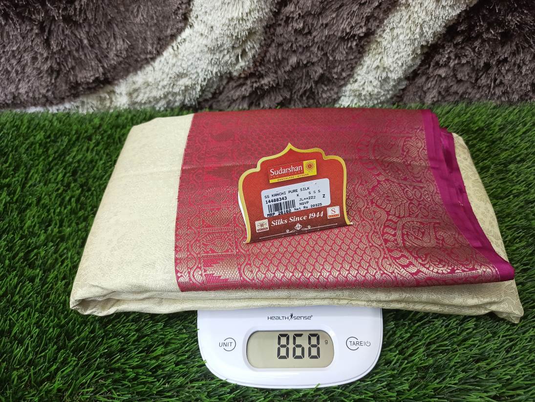 Pure Kanchipuram Silk Saree.