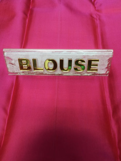 Pure Kanchipuram Silk Saree.