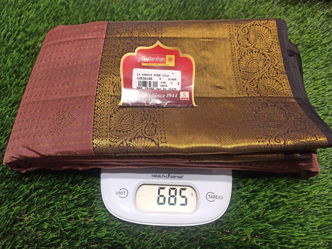 Pure Kanchipuram Silk Saree.