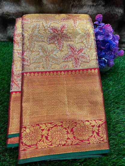 Pure Kanchipuram Silk Saree.