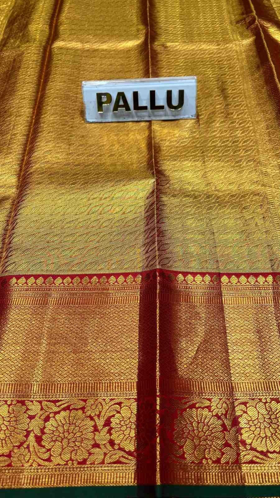 Pure Kanchipuram Silk Saree.
