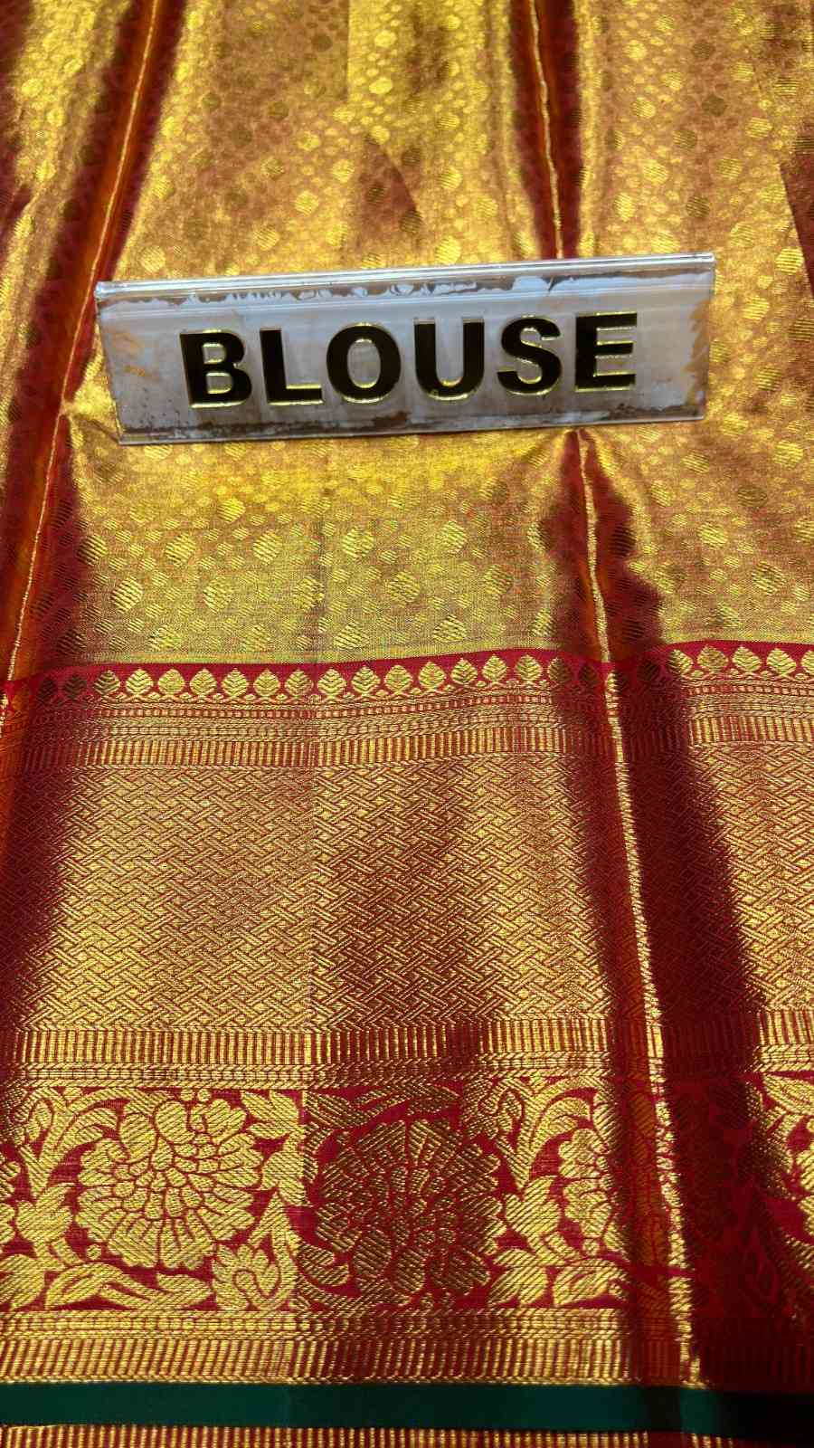 Pure Kanchipuram Silk Saree.