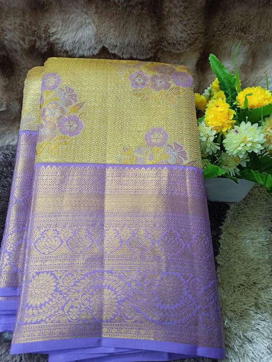 Pure Kanchipuram Silk Saree.