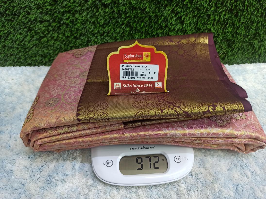 Pure Kanchipuram Silk Saree.