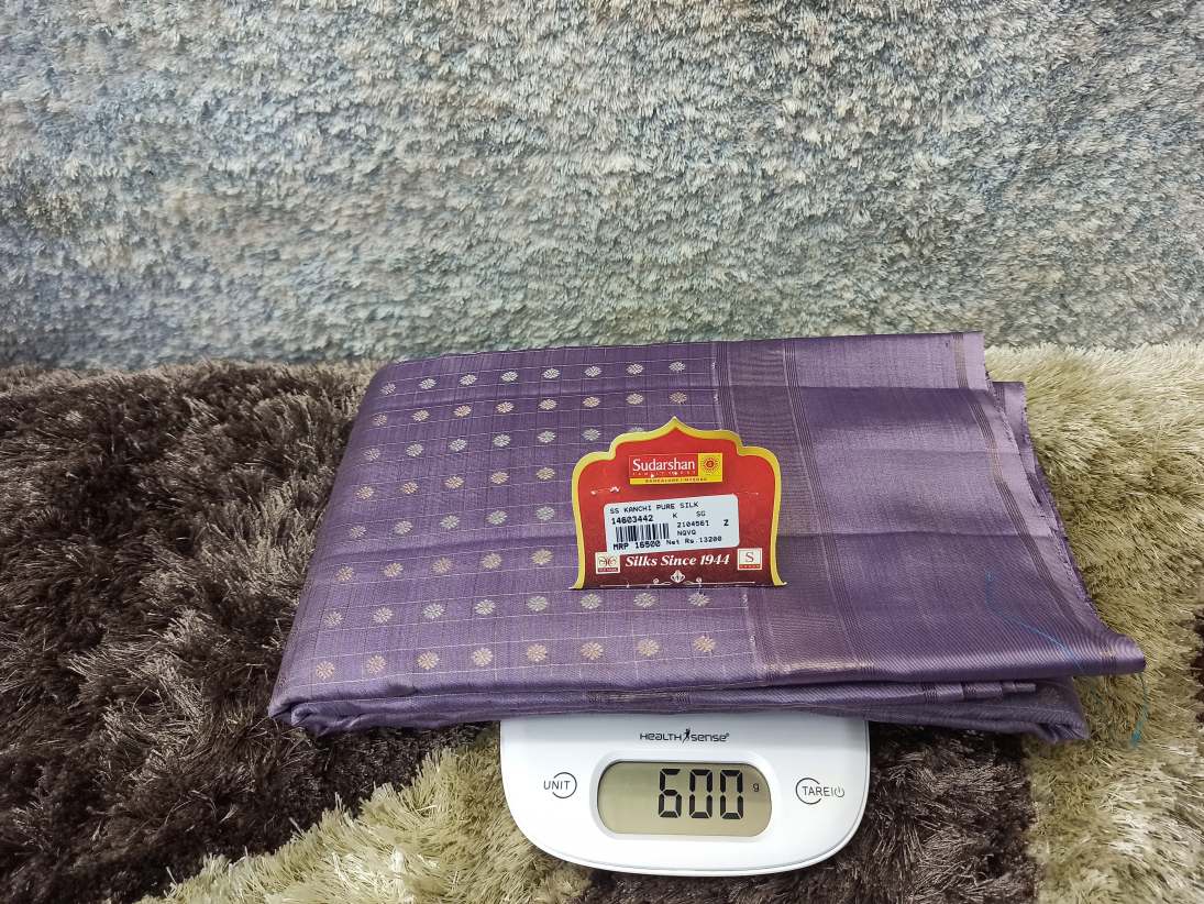 Pure Kanchipuram Silk Saree.