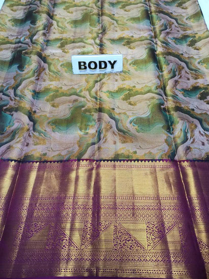 Pure Kanchipuram Silk Saree.