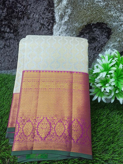 Pure Kanchipuram Silk Saree.
