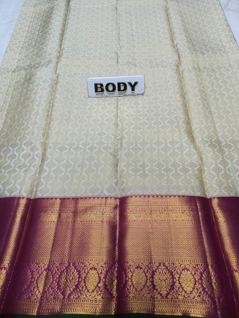 Pure Kanchipuram Silk Saree.